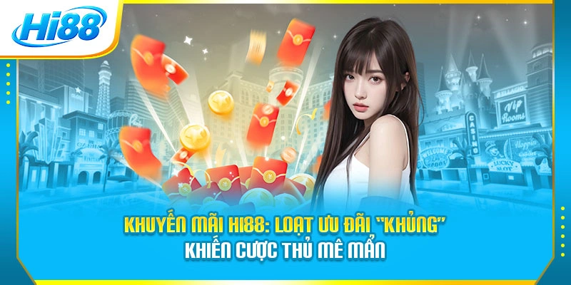 Khuyến Mãi Hi88 Loạt Ưu Đãi Khủng Khiến Cược Thủ Mê Mẩn 